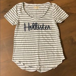 Hollister striped shirt sleeve shirt
